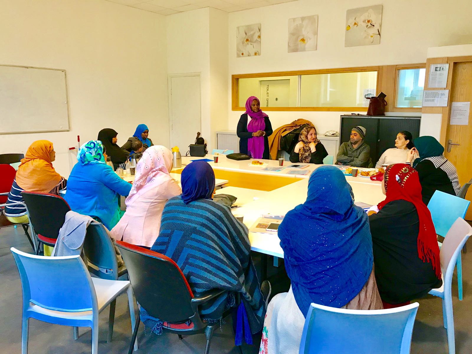 training project vroeg begonnen